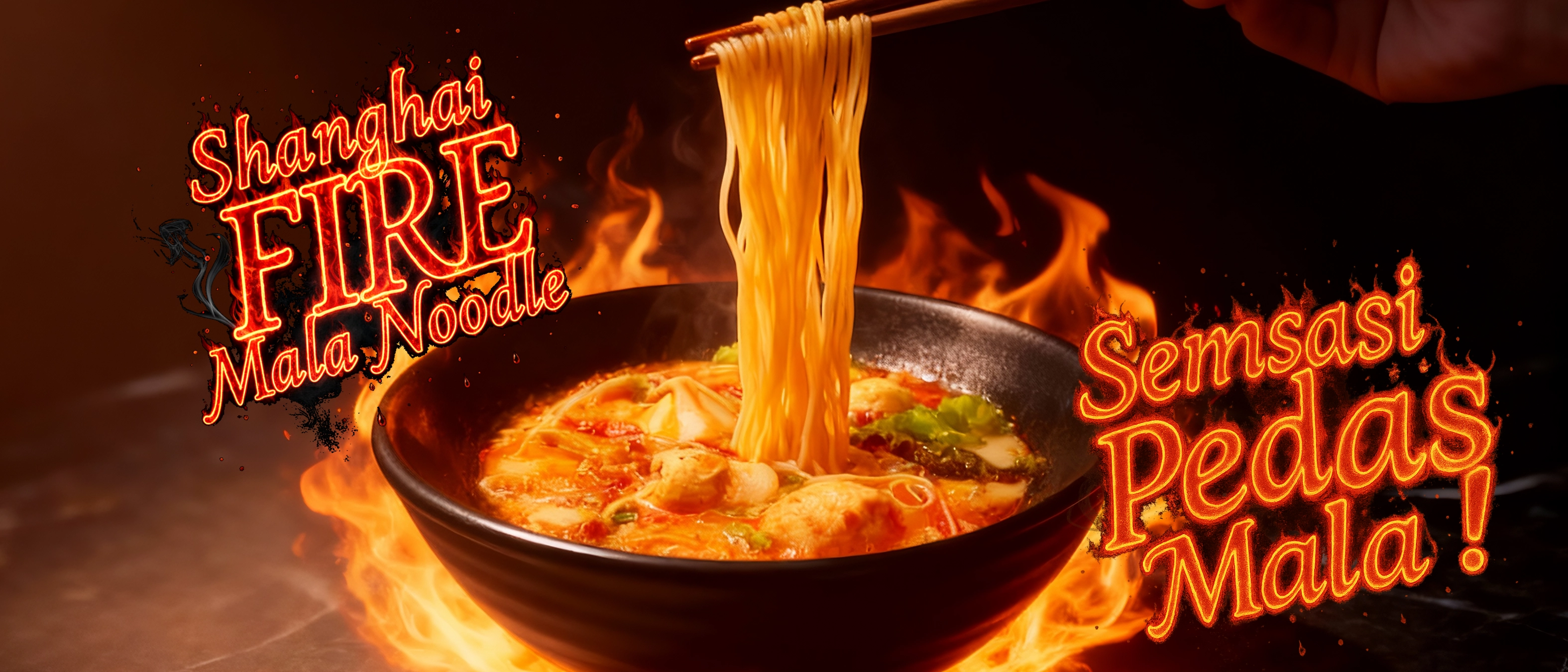 Rosé Berastagi Shanghai Fire Mala Noodle